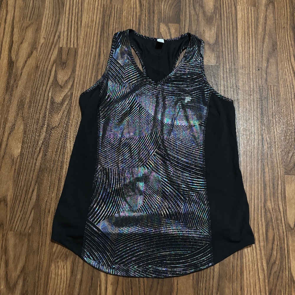 FILA * Woman’s Multi Color Racer Back Tank Top * Size Medium.